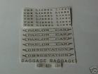 428-429-430 -adhesive Decals Lines Cars Lionel