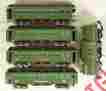 10-1078a-b-c-d 10-1077-1 10-1078a-10-1078b-10-1078c-10-1078d 381e Locomotive With State Passenger Cars Mth Gorgeous Rare Set W Locomotive-mib