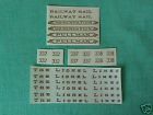 332-337-338 Cars Lionel Decals Gauge Lines Std. -adhesive