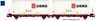 55017 Piko Hobbytrain Container Wagon Type Laagrss Transfesa Braun 4015615550174