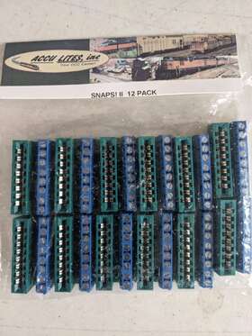 100012 Accu Lites Lites-snaps Wiring Connector For Tortoise Switch Machine 12-pack 2020 U