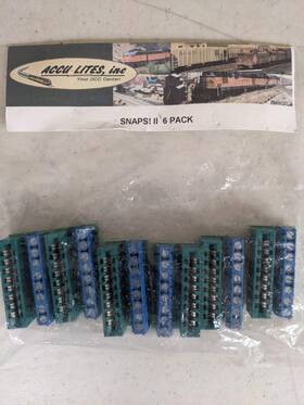 10006 Accu Lites Lites-snaps Wiring Connector For Tortoise Switch Machine 6-pack 2020 Up