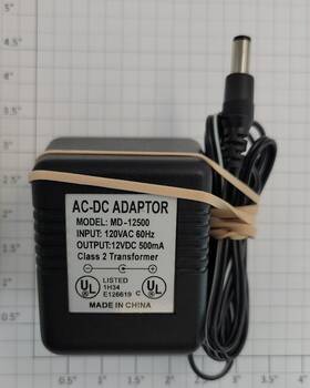 Md-12500 Acme Ac-dc Adapter Input 120-vac Output 12-vdc
