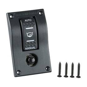 Pn-ab1-4 Alfa Marine Shanghai Deluxe Led Rocker Bilge Pump Switch Panel And Circuit Breaker - Auto/off/man