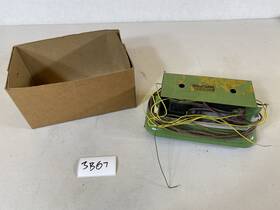 3b67 American Flyer Whistling Model Train Billboard Sign Base Parts Box Hudson