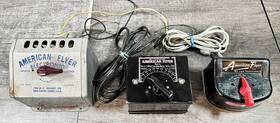 American Flyer 7-15vac Lot Of 3 No 2 Transformer No. 1-1/2b And 1950s Era