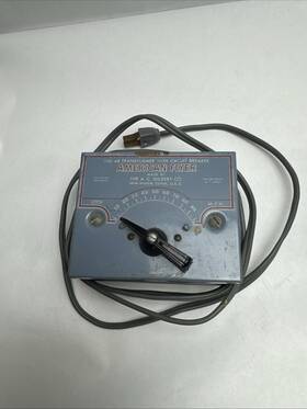 No.-48 American Flyer Vintage Transformer 100 Watts With Circuit Breaker Made N Usa