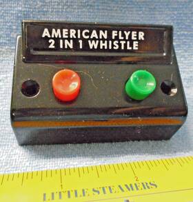 Xa10961n American Flyer 2 In 1 Whistle Button Control New Repro