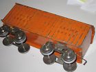 100yr Antique 14 Train Box Lionel Electric Ga. Standard Orange 1913 Toy Car