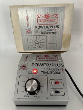 8510 Aristocraft Aristo-craft Power Plus Solid State Hobby -5 Ac/ Dc Output Transformer And Box