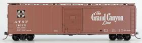 1025 Athearn 5053 Ho Santa Fe Grand Canyon 50ft Single Door Box Car Blue Atsf