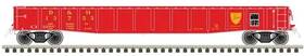 50006425 Atlas N Acf 70-ton 52ft Gondola D And H Rd #13856 New Release