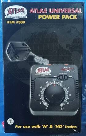 Atlas 732573003095 Model Railroad Universal Power Pack For N And Ho Trains Transformer Item 309