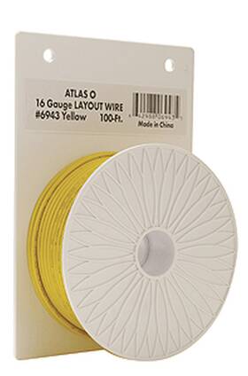 6944 Atlas O - 100ft Heavy Duty Layout Wire 16gauge/blue
