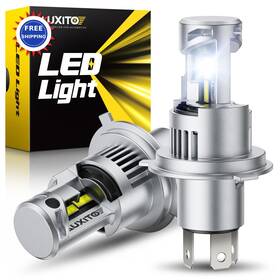 Usauxitojwh405203 Auxito Headlight Bulbs H4 44000lm 2pcs Bright Ultra Plug N Play Long Lifespan