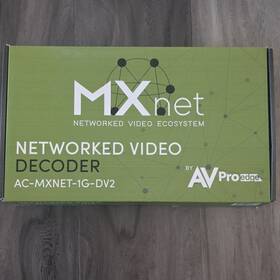 Ac-mxnet-1g-dv2 Avproedge Networked Video Decoder Ir Rs232 Usb Ext Black Metal