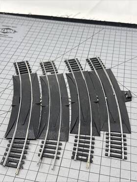 5-189-5 Bachmann Black Steel Ho Scale 18 Inch Curved Radius Terminal Rerailer Track Lot 4