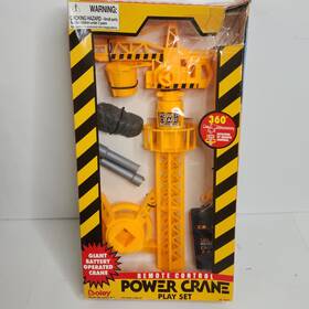 39624 Boley Remote Control Power Crane Play Set 1998 Vintage Battery Operated Toy 3637