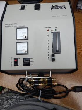 25-tdr Bridgewerks 20-srm Magnum Model Train Controller Transformer Used No Box G Gauge