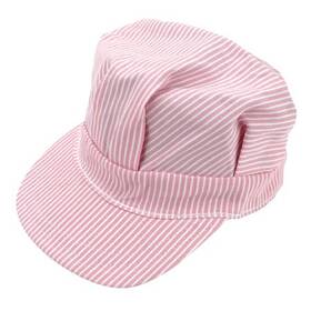 Bkp00060 Brooklyn Peddler Engineer Cap Adult/pink Train Apparel