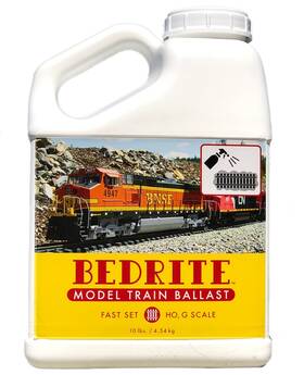 43224-16858 Buddingco Model Railroad - Train Ballast Authentic Limestone Gray B