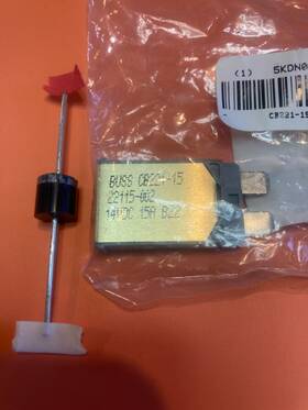 Bussmann Tvs/5a Lionel Transformer Circuit Protection Auto-reset Breaker And 6amp. Whistle Diode