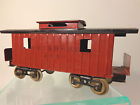 X1716 Caboose Gauge Black Standard 117 Ltrg Dk Lionel Red