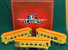 6-13412 Car Set Gauge Classic Cream Passenger Orange Lionel 7 Std Train