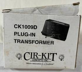 1009a Cir-kit Concepts 1009d 12 Volt 10 Watt Plug-in Transformer