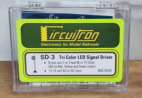 800-5530 Circuitron 800-5520 Sd-3 Tri Color Led Signal Driver All Scale 10-18 Dc Input