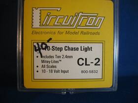 800-5832 Circuitron Cl-2 10-step Chase Lights Nip