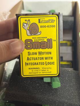 Cir6200 Circuitron New Box Lot X 12 Smail Turnout Slow Motion Signal Actuators 800-6200
