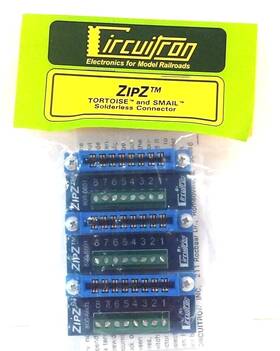 Cir6606 Circuitron Ho/n Scale 6606 Zipz Solderless Connection System 6-pack For Tortoise