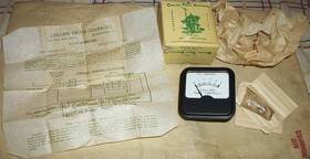 76-a5 Collins Train Controls #76-a5 Nos Vintage 50s-60s Econ-o-meters Ammeter Boxed