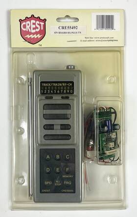 Cre55492 Crest Electronics Wireless Train Remote Control Gscale Model Railroad