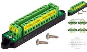 D-1410gp Czh-labs 16amp Ac/dc 48v 2x12 Position Terminal Block Distribution Module
