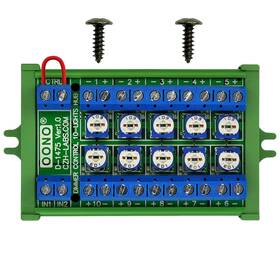 D-1475p Czh-labs Dimmer Control 10-lights Led Hub Distribution Module Ac/dc 5 To 24v Input For