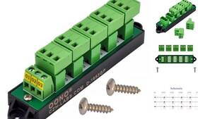 D-1653gp Czh-labs 16amp 300v 3x6 Position Pluggable Terminal Block Distribution Module