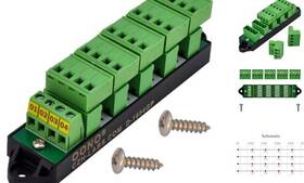 D-1654gp Czh-labs 16amp 300v 4x6 Position Pluggable Terminal Block Distribution Module