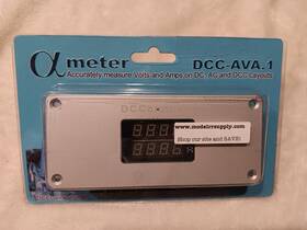 Dcc-ava.1 Dcc Concepts Alpha Meter Ava.1 For Amp And Volts To Track Model #