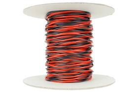 Dcw-tw25-1.5 Dccconcepts Twisted Bus Wire 25m Of 1.5mm 15g Twin Red/black