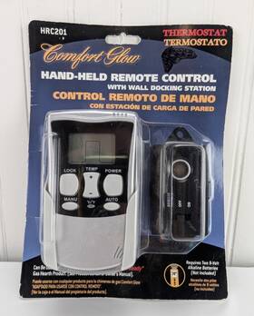 116727-04 Desa Heating Products Comfort Glow Hand Held Remote Control With Wall Docking Station For Thermostat