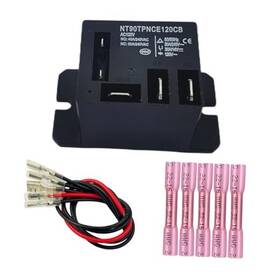 Nt90-ac120v Dewuyanse Power Relay Ac 120v Coil 30a Spdt Mini With Flange 120 Volts