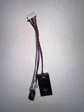 Digitrax 652667050630 Sound Decoder 10pin Plug Dcc Harness With Speaker Capacitor