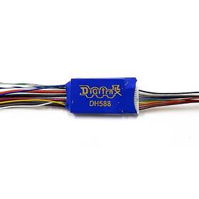 Dh588 Digitrax High-capacity Wired Mobile Decoder For Ho/s/o/g Scales