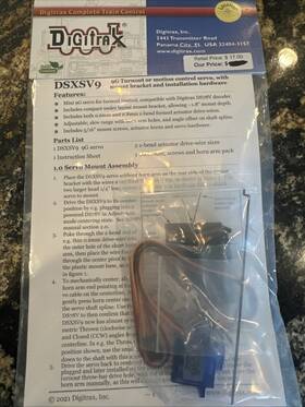 Dsxsv9 Digitrax Turnout Or Motion Control Servo With Mount Bracket - Multiscale