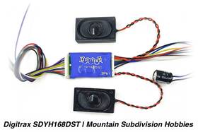 Digitrax Sdy-sdyh168dst Sdyh168dst Ho Dcc Sound Decoder And Dual Speakers Soundfx V3 5 Offer