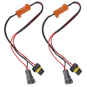 Z07936-6 Diitao 2pcs Hb4 Load Resistors Adapter Resistor Kits Relay Harness