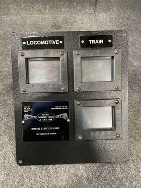 Lcd-1209805 Dina Consulting & Design And Locomotive Train Warning Light Lcd Panel