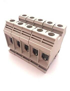 Dk35n Dinkle Din Rail Terminal Block Screw Type Ul 600v 150a 1/0-12awg Pack